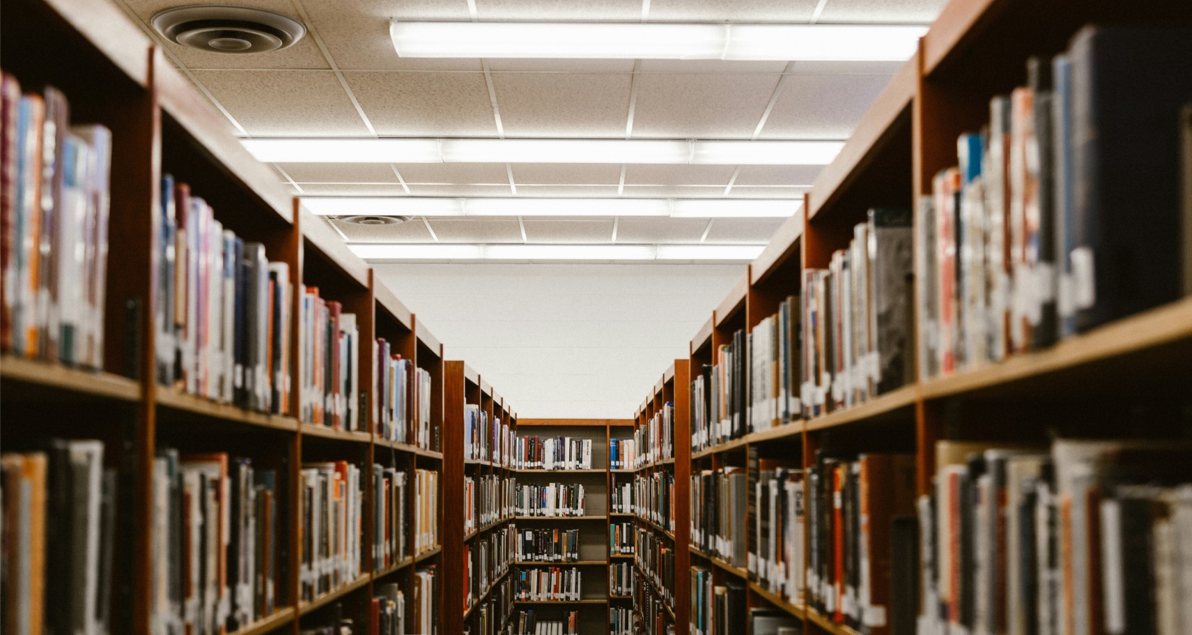 A library row